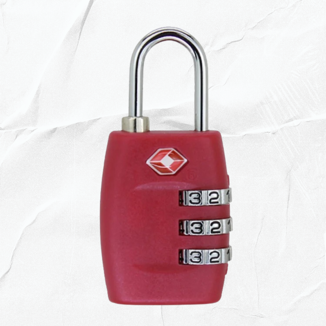 TSA-Approved Plastic Luggage Lock for Travel