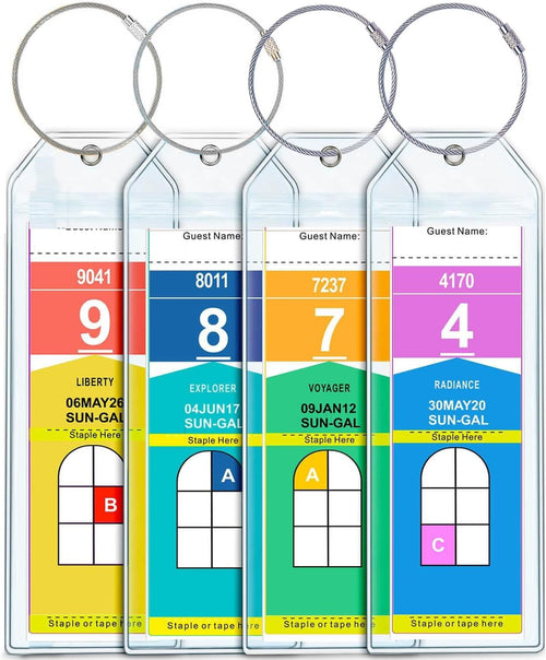 Cruise Ship Luggage Tags | 4 Pack