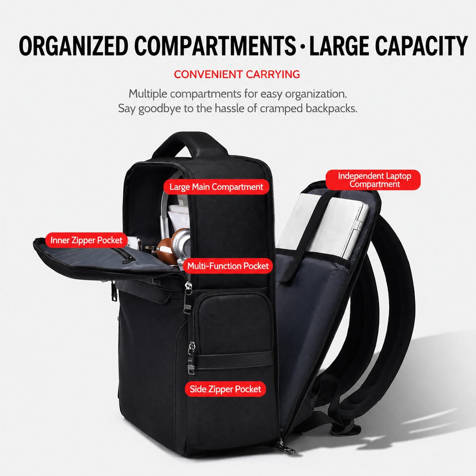 Travel Laptop Backpack | 15.6" Carry On