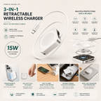 3 in 1 Magnetic 15W Wireless Charger