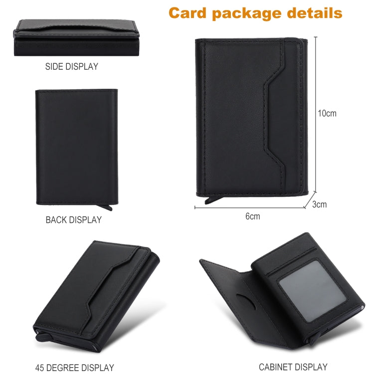 Anti Theft Brush Card Bag, 10x6x3cm