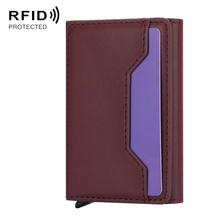 RFID Anti-Theft PU Leather Card Holder