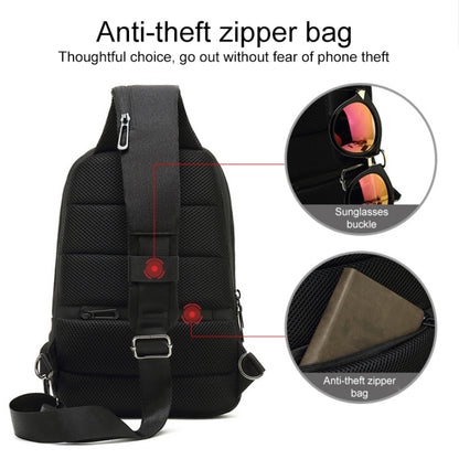 Outdoor Cycling Anti-theft Multi-layer Storage Male Chest Bag