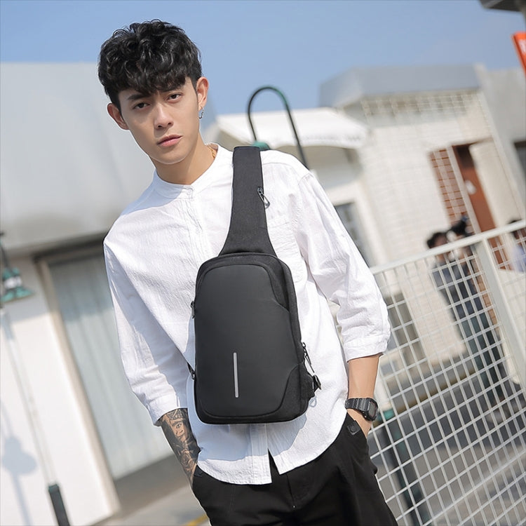 Outdoor Cycling Anti-theft Multi-layer Storage Male Chest Bag