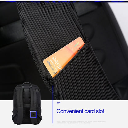 Bopai 751-006881 Business Anti-theft Waterproof Large Capacity Double Shoulder Bag,with USB Charging Port, Size: 30x14x44cm, 751-006881