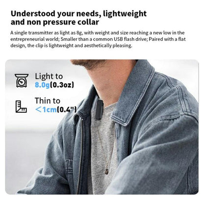 M6 Wireless Microphone AI Noise Reduction Live Streaming Mic