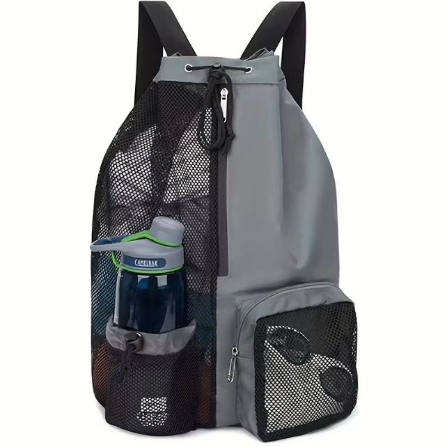 Large Mesh Beach, Swim & Cruise Backpack | Waterproof Travel Wet Bag