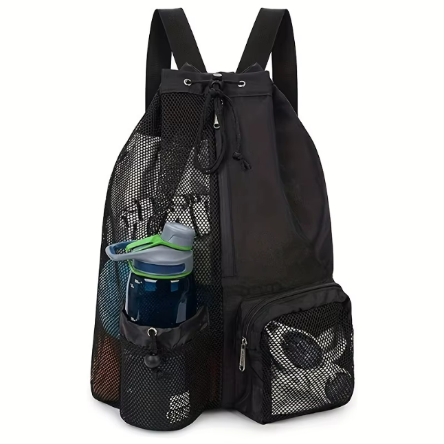 Large Mesh Beach, Swim & Cruise Backpack | Waterproof Travel Wet Bag