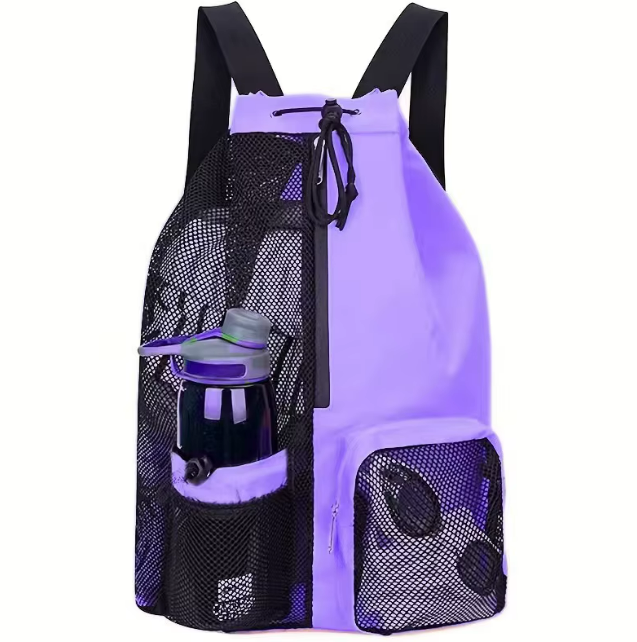 Large Mesh Beach, Swim & Cruise Backpack | Waterproof Travel Wet Bag