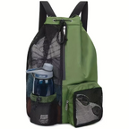 Large Mesh Beach, Swim & Cruise Backpack | Waterproof Travel Wet Bag