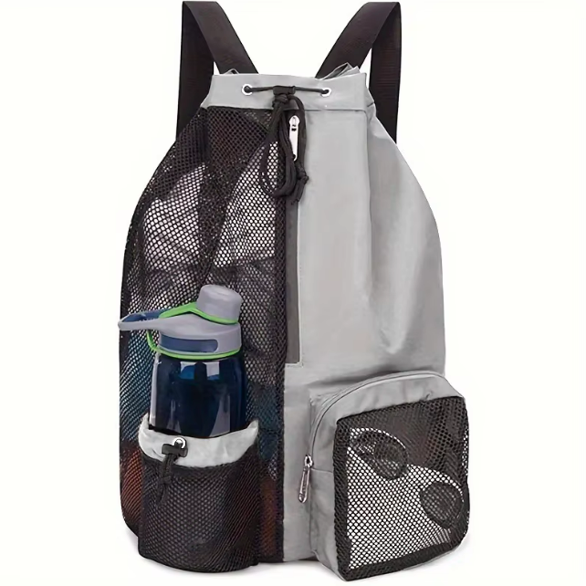Large Mesh Beach, Swim & Cruise Backpack | Waterproof Travel Wet Bag