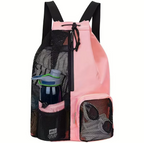 Large Mesh Beach, Swim & Cruise Backpack | Waterproof Travel Wet Bag