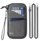 RFID Travel Passport Holder | Adjustable Strap