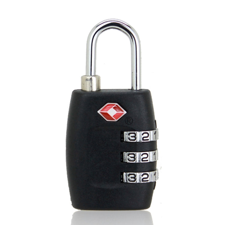 Customs Luggage Lock Overseas Travel Luggage Zipper Lock Plastic TSA Code Lock, Black, Red, Blue, Green, Rose Red, Yellow, Dark Blue