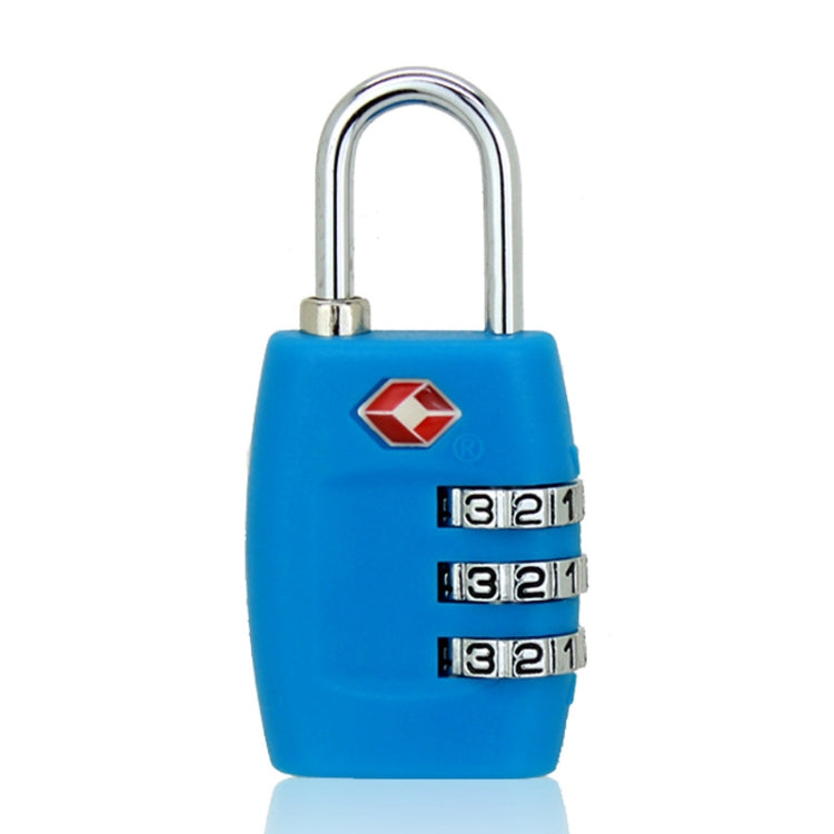 Customs Luggage Lock Overseas Travel Luggage Zipper Lock Plastic TSA Code Lock, Black, Red, Blue, Green, Rose Red, Yellow, Dark Blue
