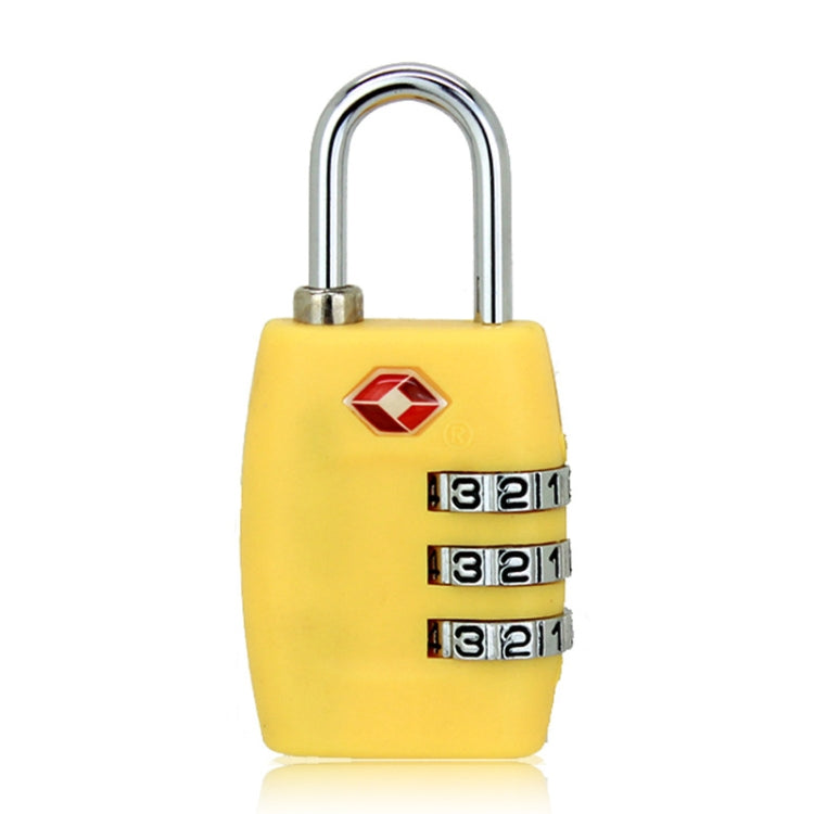 Customs Luggage Lock Overseas Travel Luggage Zipper Lock Plastic TSA Code Lock, Black, Red, Blue, Green, Rose Red, Yellow, Dark Blue