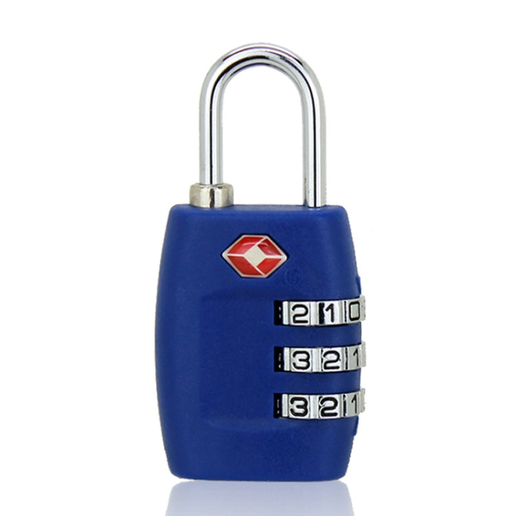 Customs Luggage Lock Overseas Travel Luggage Zipper Lock Plastic TSA Code Lock, Black, Red, Blue, Green, Rose Red, Yellow, Dark Blue