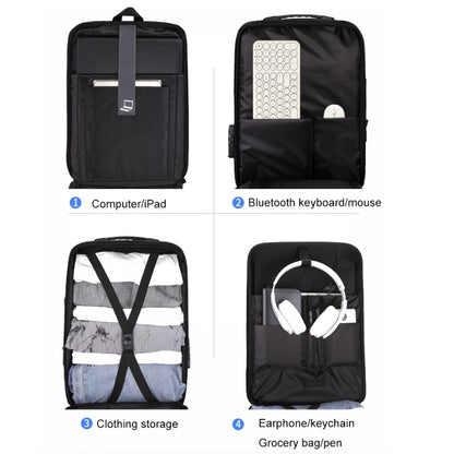 Business Shoulder Laptop Bag with USB Charging Port
