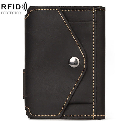RFID Anti-Theft Leather Credit Card Holder