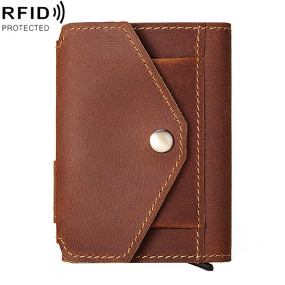 RFID Anti-Theft Leather Credit Card Holder
