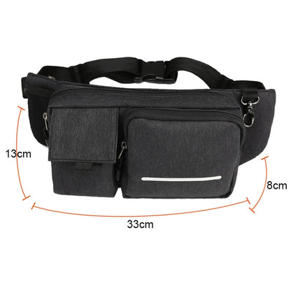 Multifunctional Waterproof Waist Bag Outdoor Casual Crossbody Bag