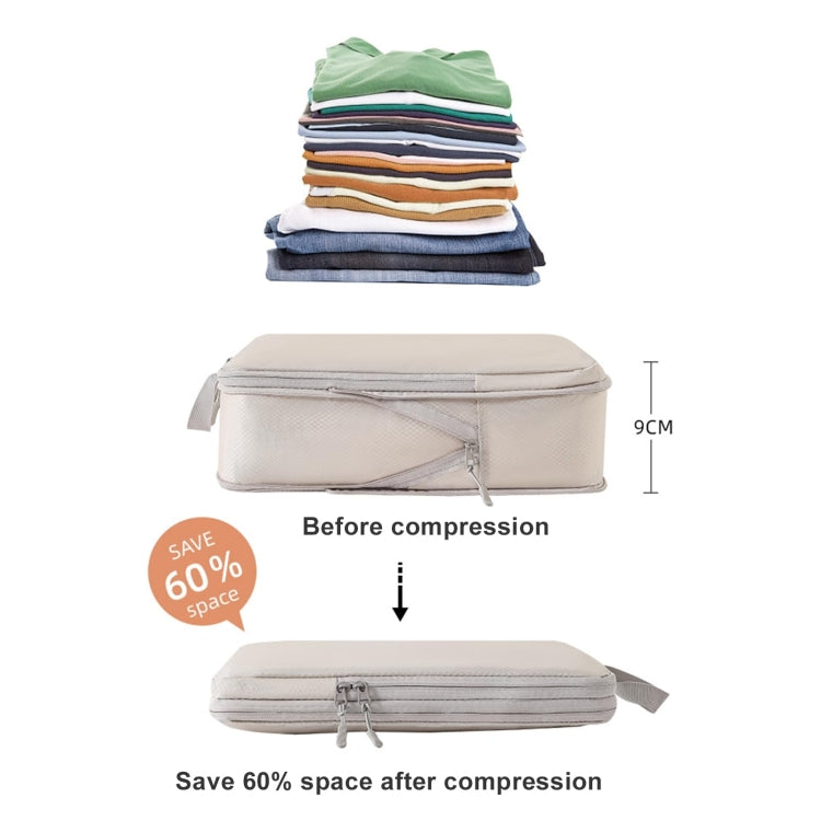 9 In 1  Compression Packing Cubes Expandable Travel Bags Luggage Organizer, 9 In 1