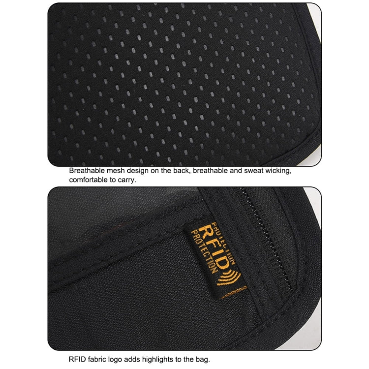 Passport ID Bag Anti-Theft Brush Card Bag Multi-Functional Neck Cell Phone Bag