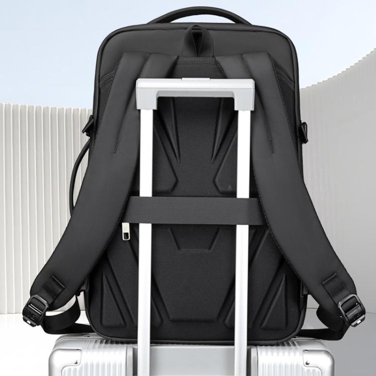 Wiersaam Men Anti-Theft Business Laptop Backpack 15.6 Inch Computer Bag With USB & Type-C Charging Ports, WA338353  Gray