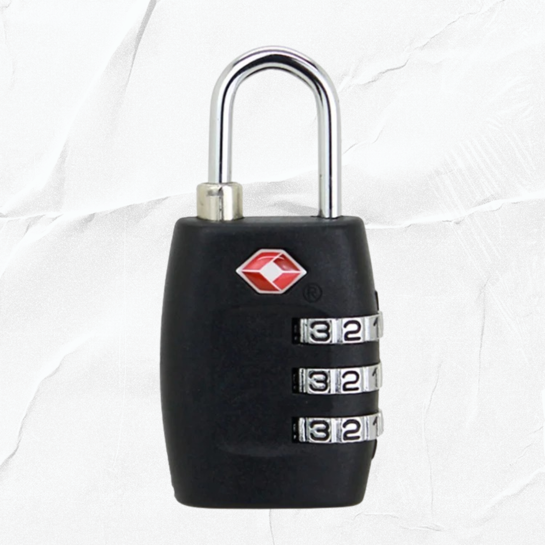 TSA-Approved Plastic Luggage Lock for Travel