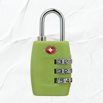 TSA-Approved Plastic Luggage Lock for Travel