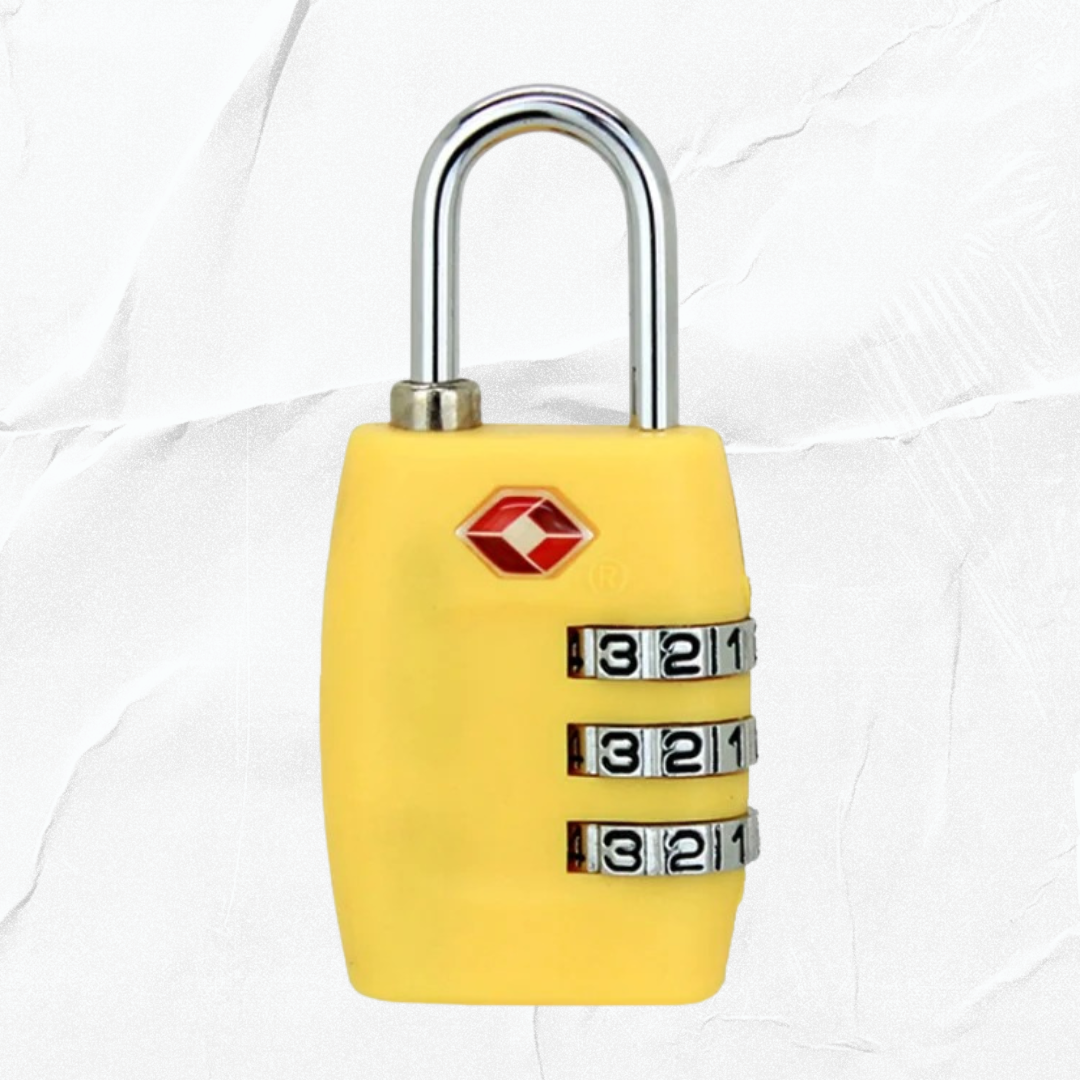 TSA-Approved Plastic Luggage Lock for Travel