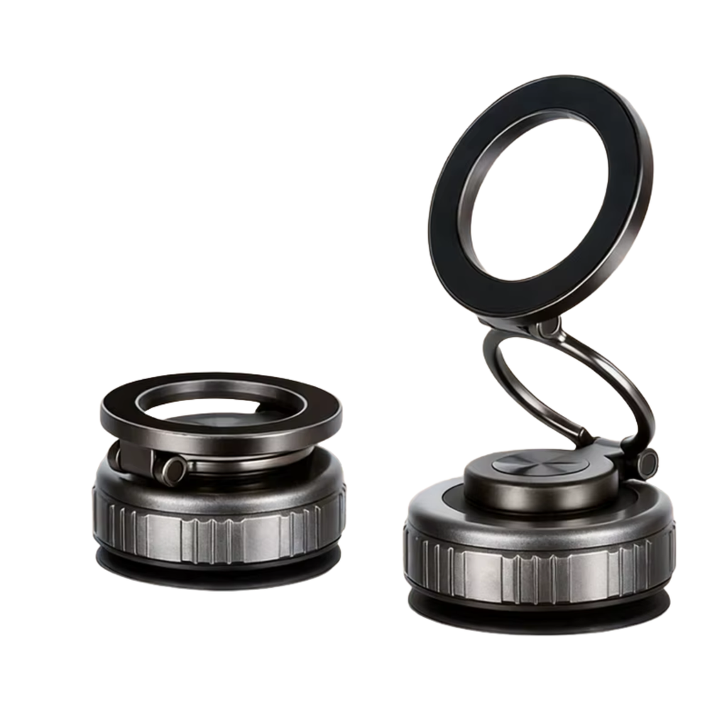 Magnetic Phone Holder | 360° Vacuum Suction Travel & Car Mount